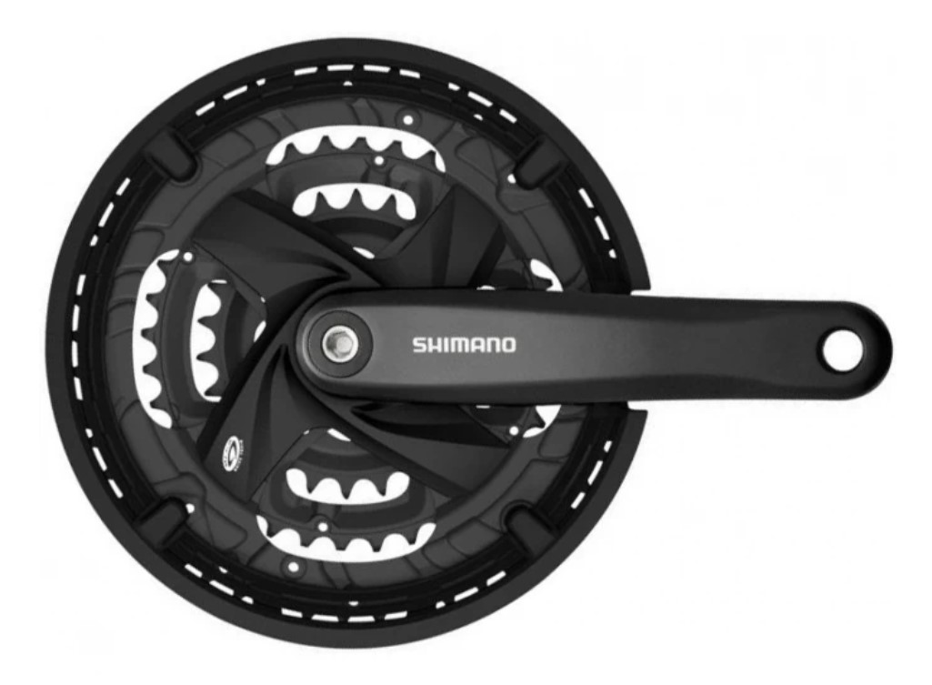 Защита цепи. Shimano FC-m371-l. Система Shimano Altus m371. Shimano m371, 44/32/22. Shimano FC-m191.